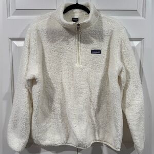 Patagonia Women’s Los Gatos Cream Quarter Zip-Up Sweater